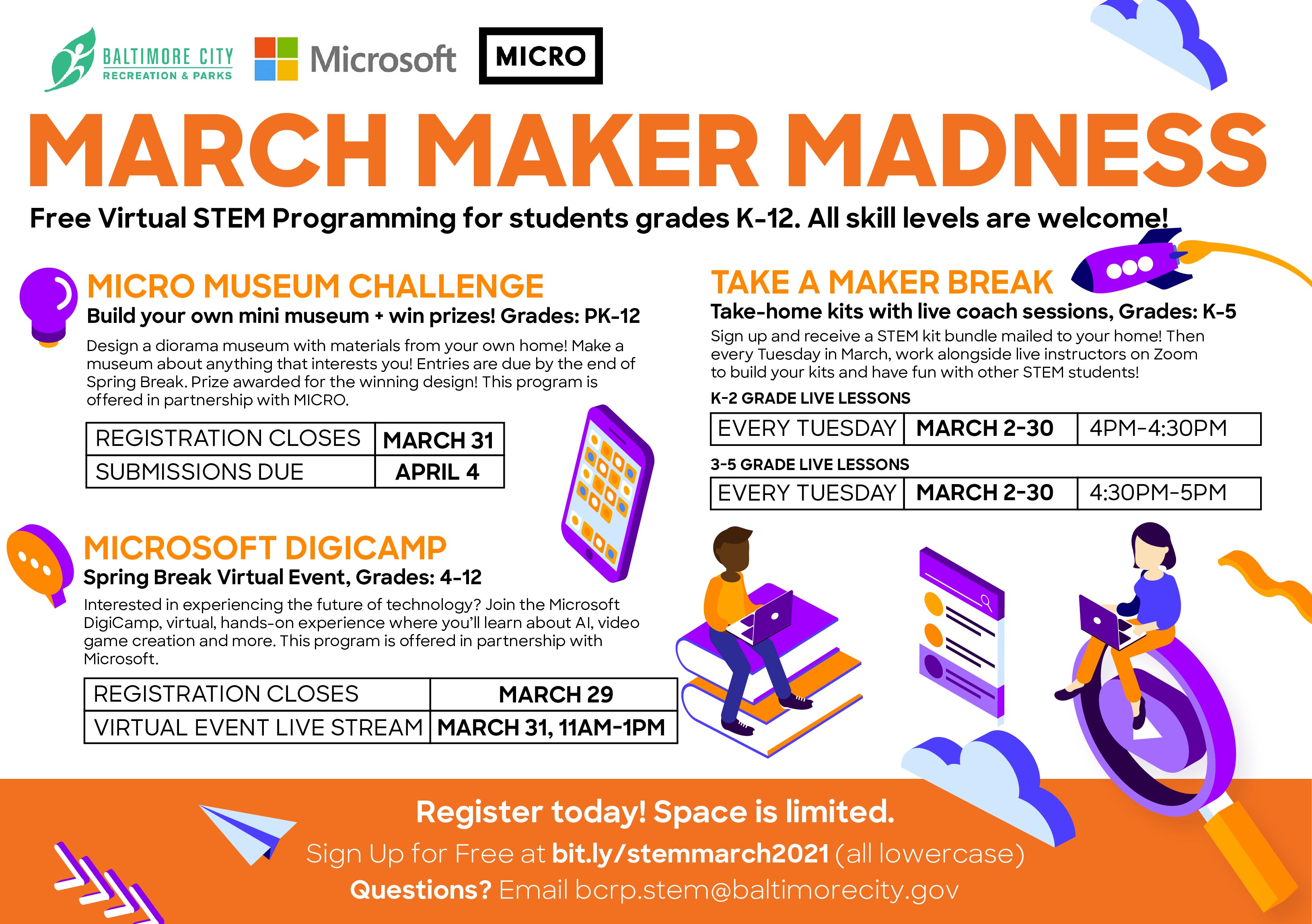 STEM March Maker Madness Graphic 